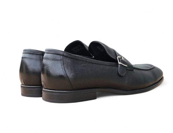 Carrucci Grant Buckle Loafer - Black