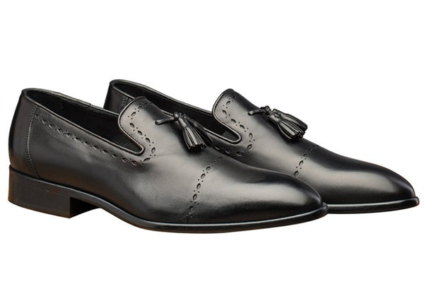 Toscana Leather Loafer - Black