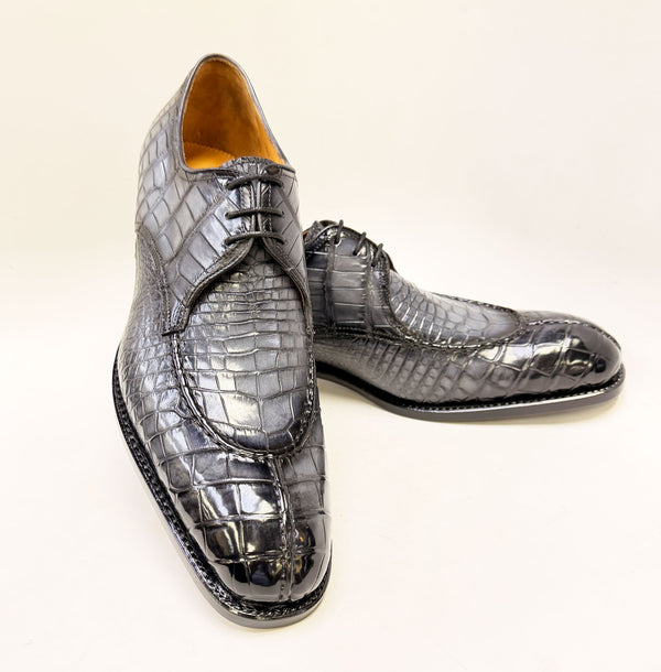 Ugo Vasare Jayden Alligator Shoe - Grey