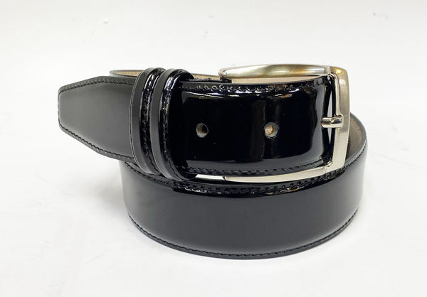 Maurice Patent Leather Chelsea Boot - Black