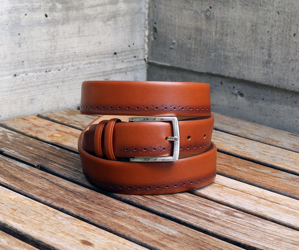 C&E Shoes Leather & Suede Boot - Whiskey