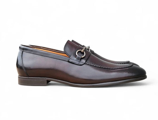 Carrucci Madison Calfskin Loafer - Brown