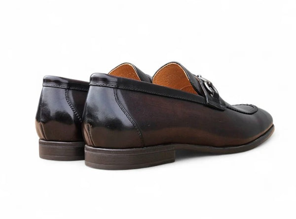 Carrucci Madison Calfskin Loafer - Brown