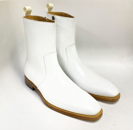 Mezlan Marquez Leather Boot - White