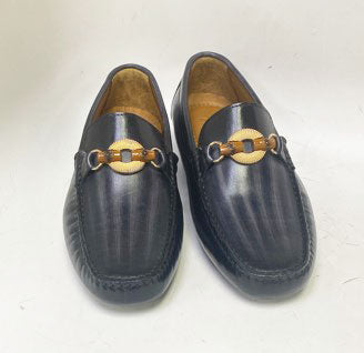 C Collection Miami Leather Driver - Charcoal