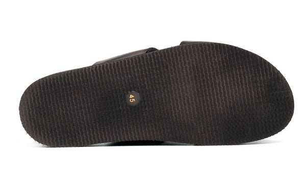 C Collection Calfskin Sandal - Charcoal