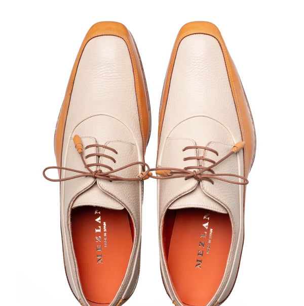 Mezlan Muro lace up shoe - Camel/Bone