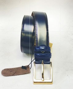 C Collection Nappa Leather Lace Up - Blue