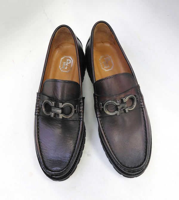 Pelle Newport Leather Loafer - Brown