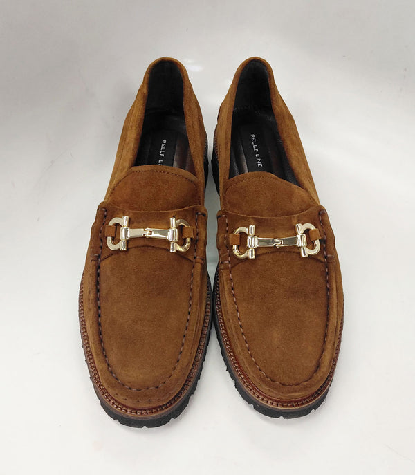 Pelle Newport Suede Loafer - Tobacco