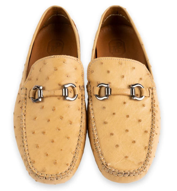 Pelle Palm Beach Ostrich Driver - Beige