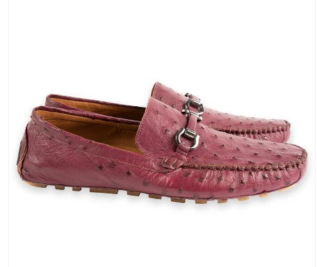Pelle Palm Beach Ostrich Driver - Burgundy