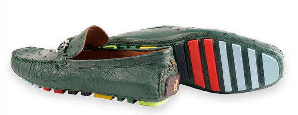 Pelle Palm Beach Ostrich Driver - Green
