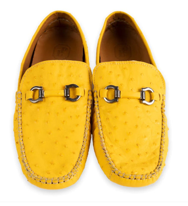 Pelle Palm Beach Ostrich Driver - Yellow