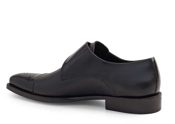 Mezlan Phoenix Calfskin Monkstrap - Brown