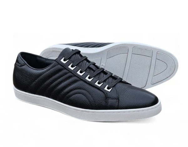 Carrucci Primo Leather Sneaker - Black