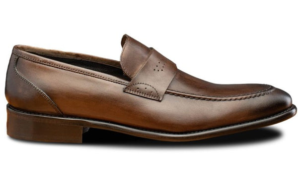Toscana Wholecut Leather Loafer - Brown