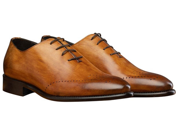 Toscana Cayenne Calfskin Shoe - Chestnut