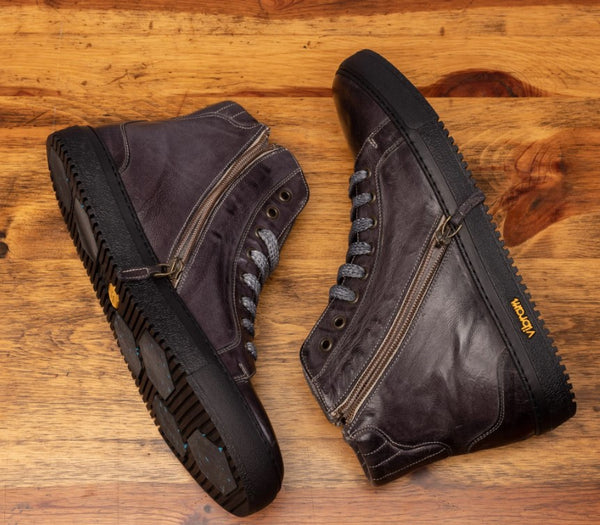 Toscana Buffed Leather Sneaker - Brown