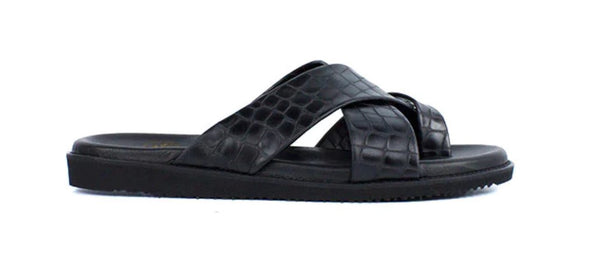 Pelle Leather Sandal - Black