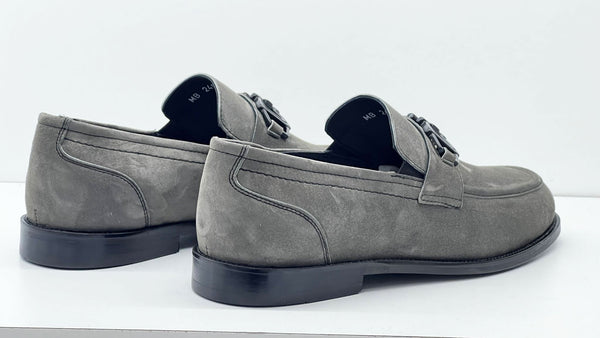 C Collection Suede Loafer - Grey