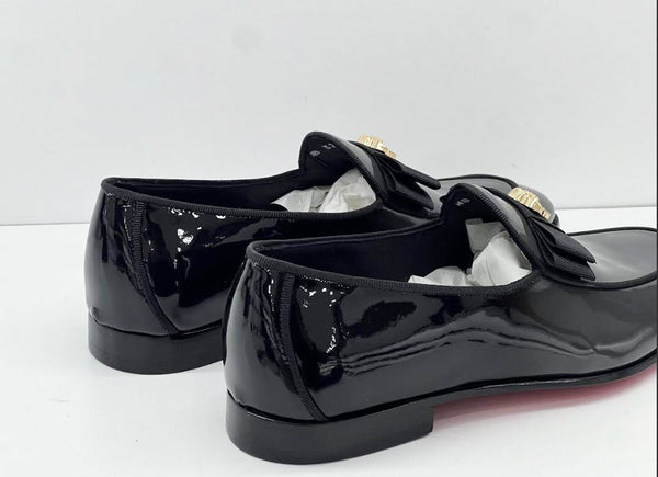 C Collection Patent Leather Loafer - Grey
