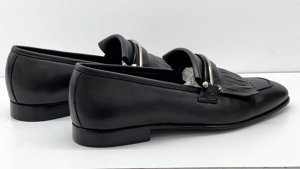 C Collection Leather Loafer - Black