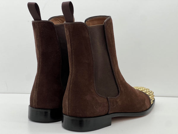 C Collection Suede Boot - Brown