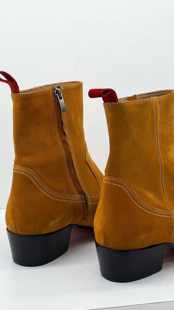 C Collection Suede Boot - Camel