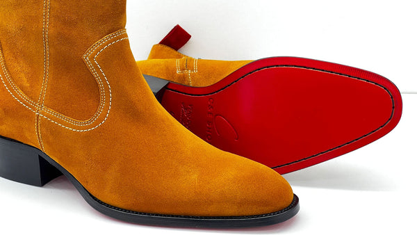 C Collection Suede Boot - Camel
