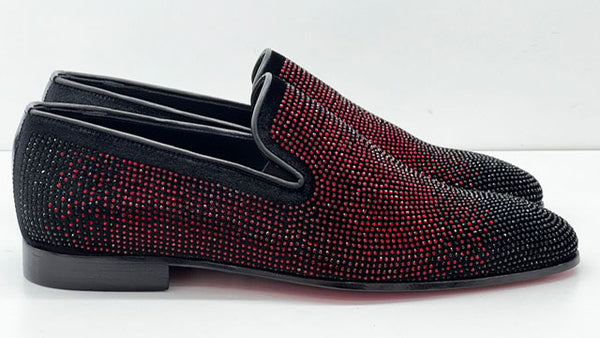 C Collection Suede Loafer - Red/Black