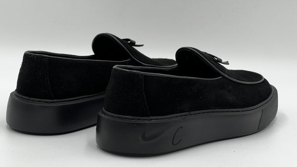 C Collection Suede Loafer - Black