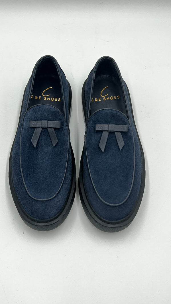 C Collection Suede Loafer - Blue