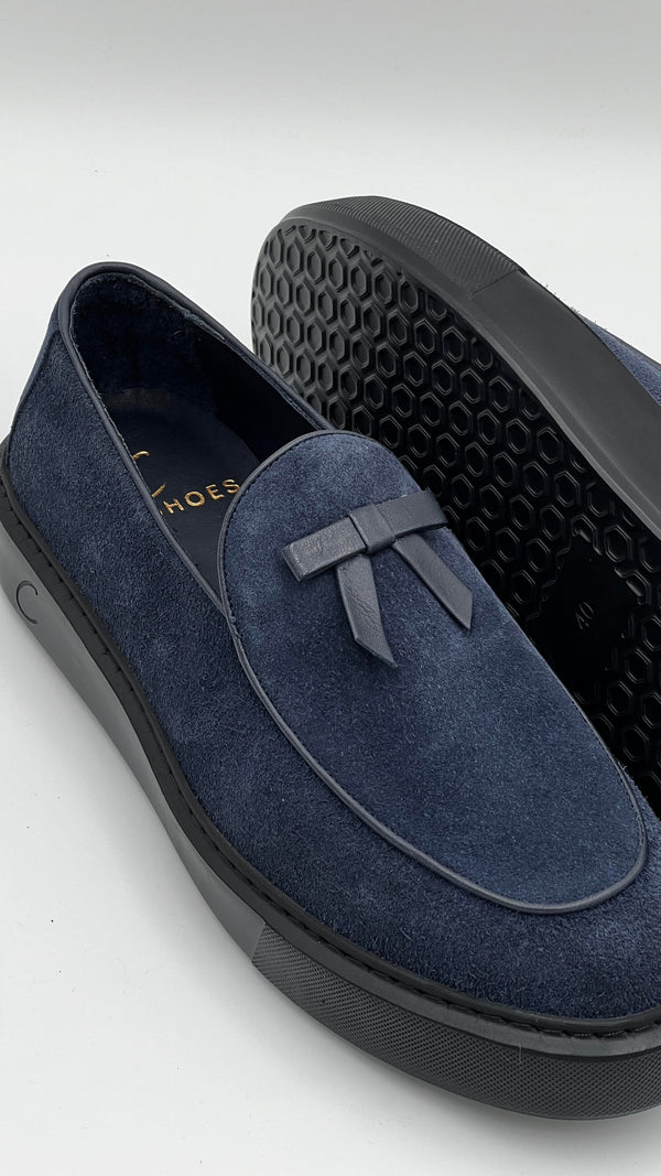 C Collection Suede Loafer - Blue