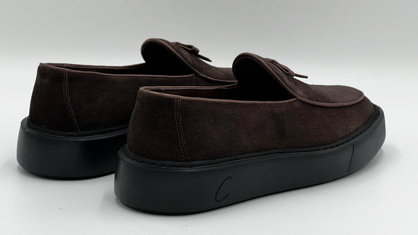 C Collection Suede Loafer - Brown