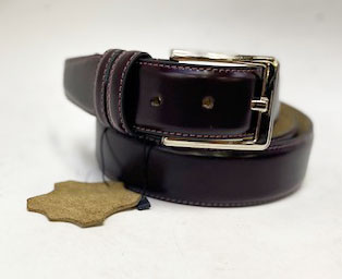 C Collection Leather Loafer - Burgundy