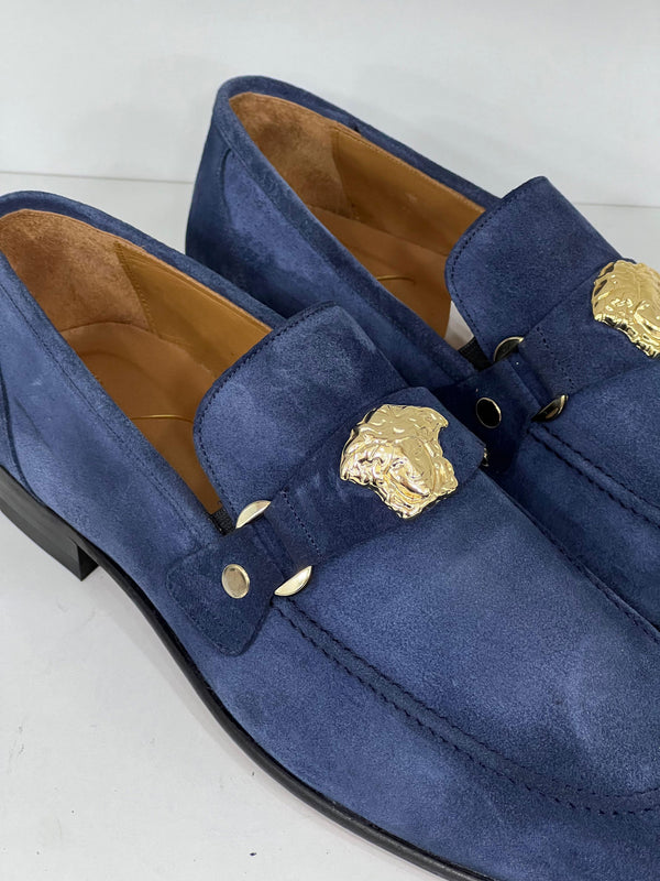 C&E Shoes C Collection Suede Loafer - Blue