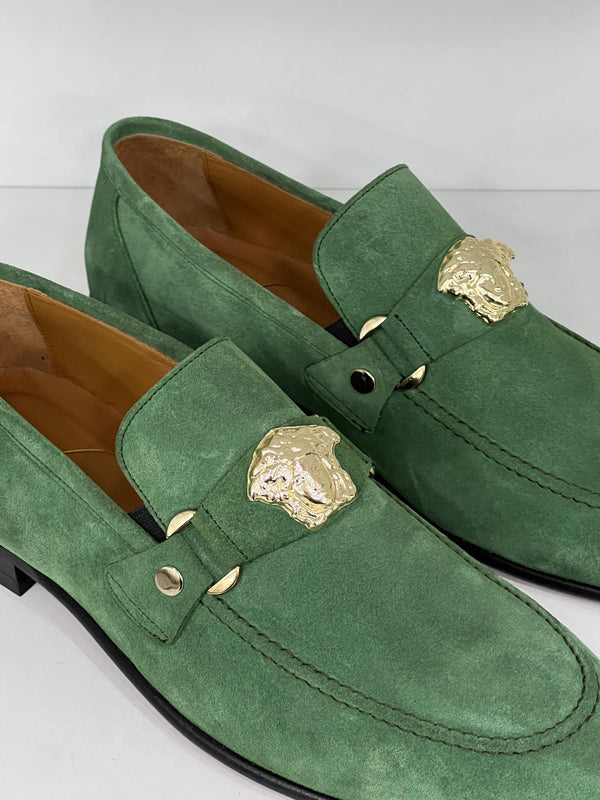 C&E Shoes C Collection Suede Loafer - Green