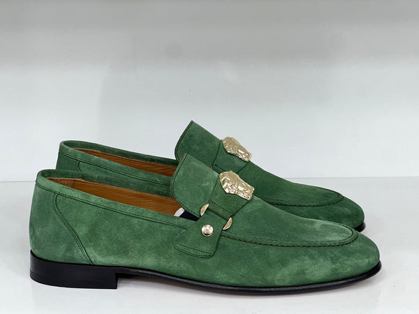 C&E Shoes C Collection Suede Loafer - Green