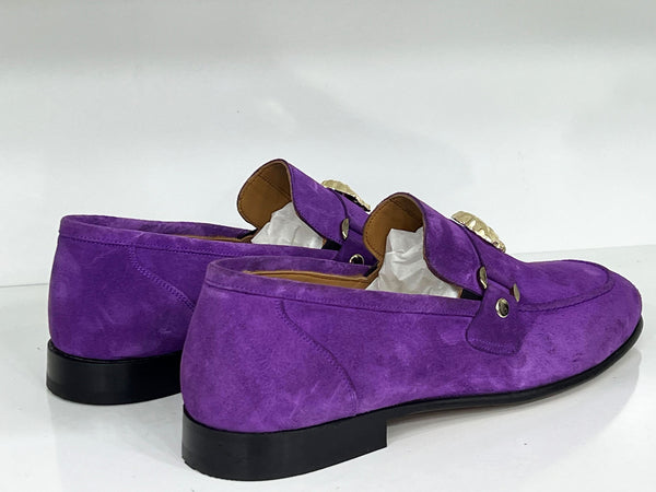C&E Shoes C Collection Suede Loafer - Purple
