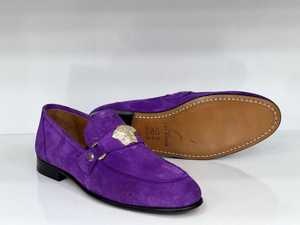 C&E Shoes C Collection Suede Loafer - Purple