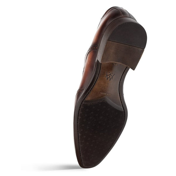 Mezlan Tasso Leather Shoe - Chestnut