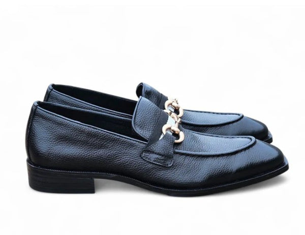 Carrucci Verona Leather Loafer - Black