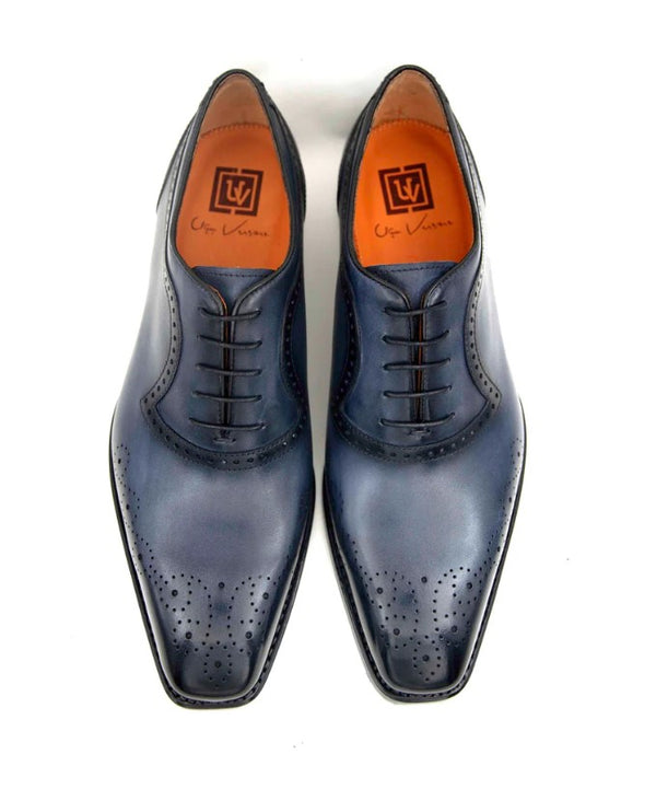 Ugo Vasare Zion Calfskin Oxford - Grey
