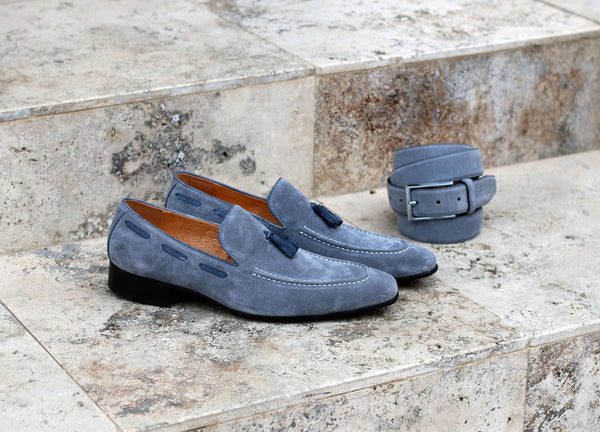 Maurice Suede Loafer - Grey
