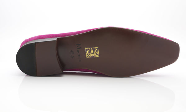 Maurice Suede Loafer - Fuchsia