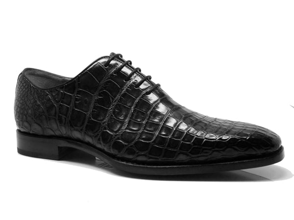 Ugo Vasare Alligator Oxford - Black