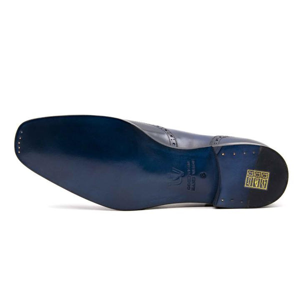 Ugo Vasare H & H Calfskin Oxford - Navy