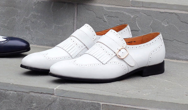 Ugo Vasare Calfskin Loafer - White