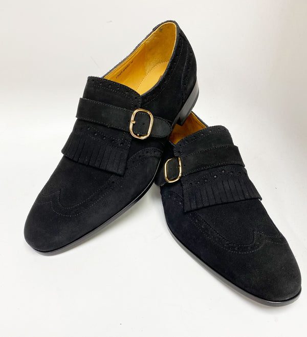Ugo Vasare Suede Loafer - Black